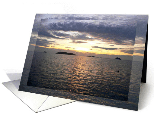 sunset card (209090)