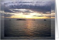 sunset card
