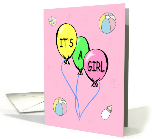It's A Girl card (282567)
