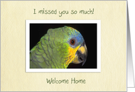 Welcome Home From Pet card