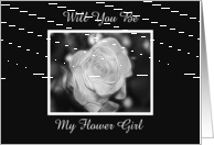 Will You Be My Flower Girl card