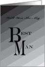 Will you be my Best Man card