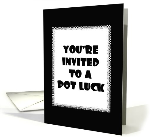 Invite To A Potluck card (415960)