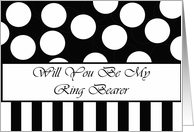Will You Be My Ring bearer card