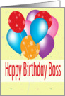 Birthday Card For Boss card