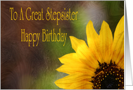 Birthday Card For Stepsister card