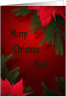 Christmas Card For Boss card