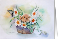 Bunny Basket card