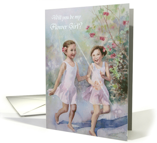 Will you be my flower girl? card (570655)