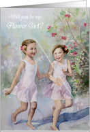 Will you be my flower girl? card