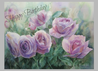 Purple Rose Birthday...