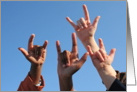 LOVE From all of Us! Sign Language card