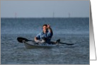 Kayaker sends his Love card