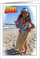 Aloha Hawaiian Style card