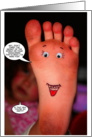 Dirty Foot Cares card