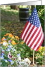 American Flag card