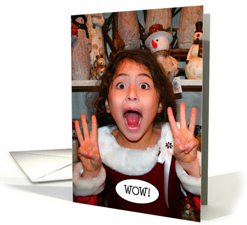 WOW! American Sign Language Christmas card (522687)