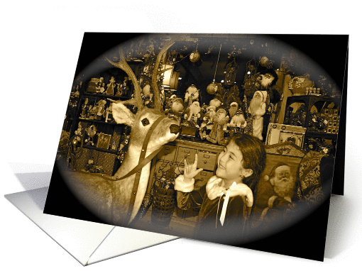 American Sign Language, Christmas I Love You card (718161)