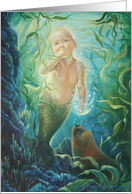 "The Mermaid Baby" card