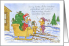 Christmas Coronavirus Greetings With Santa card