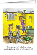 Bumbling Birthday Card