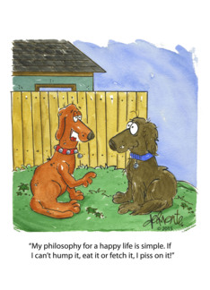 Humorous Happy Dog...