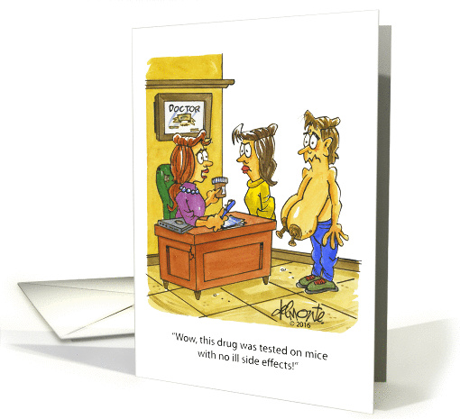 Man Boobs Feel Better card (1416456)