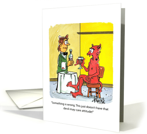 Devil May Care Birthday card (1526616)