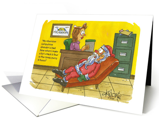 Obsessive Compulsive Santa Christmas card (1646418)