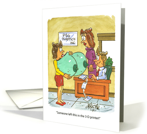 3D Boob Practical Joker Birthday card (1814616)