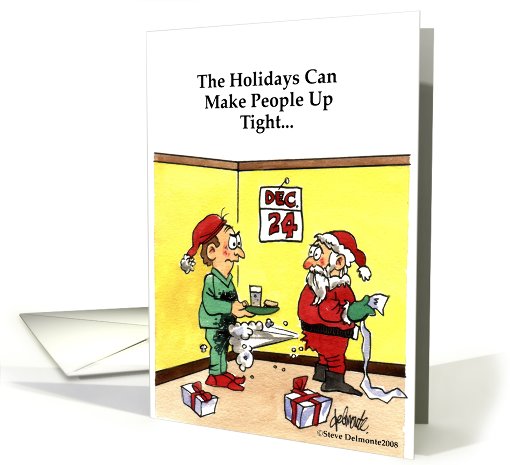 Up Tight Christmas card (201570)