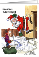 Santa Slips card