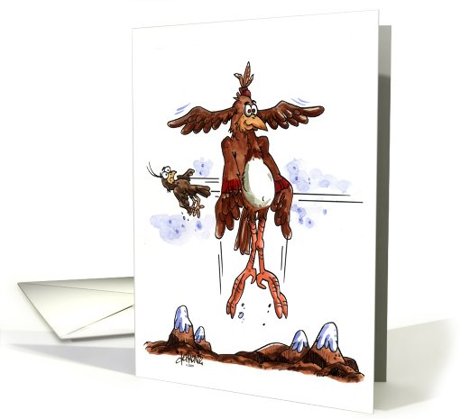 Crazy Bird Birthday card (217729)