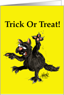 Black Cat Halloween card