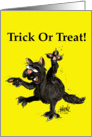 Black Cat Halloween card