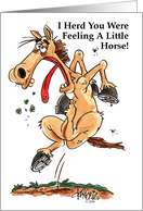 Get Well Sick Horse