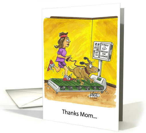 Mother's Day Running Treadmill card (418568)