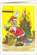 Merry Christmas Santa card