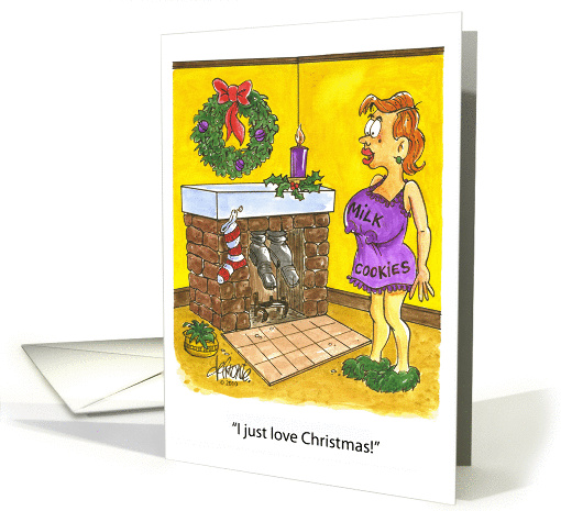 Merry Christmas Milk & Cookies card (517827)