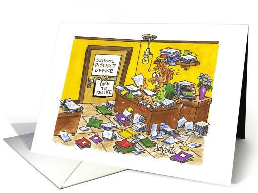 School District Retirement! card (559010)