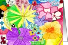Floral 6 card