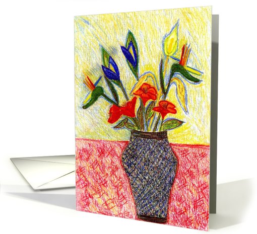 Floral 3 card (599340)