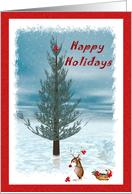 Happy Holidays card