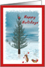 Happy Holidays card