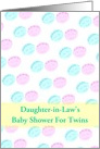 Daughter-in-Law’s Baby Shower For Twins/Happy Faces card