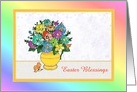 Easter Pastel Floral Design/Custom card