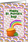 St. Patick’s Day Pot Of Gold/Rainbow/Clover/Custom card