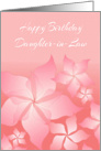 Birthday Card For Daughter-in-Law/Floral Design card