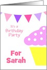 Birthday Party Invitations Party/Custom Name Card For Girls card