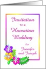 Invitation/Wedding in Hawaii/Floral/Custom card